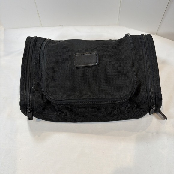 Tumi Other - Tumi Alpha Split Travel Kit Toiletry Bag Black Ballistic Nylon Organizer